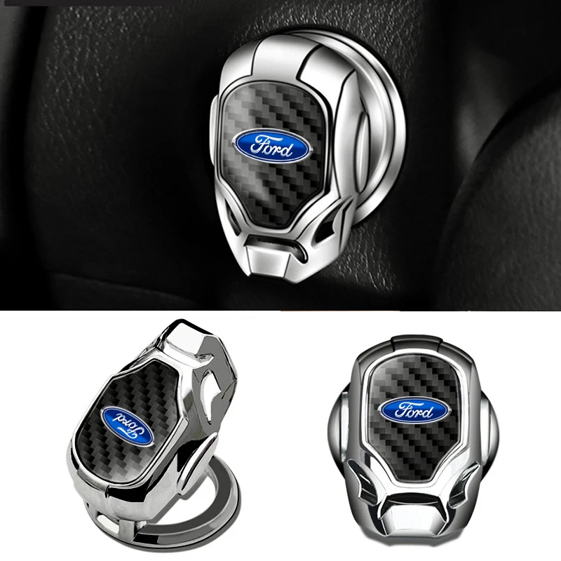 One-key Start Cover Car Engine Start-stop Button Cover Car decoration For Ford Focus Mondeo Kuga Fiesta Escort Explorer Edge