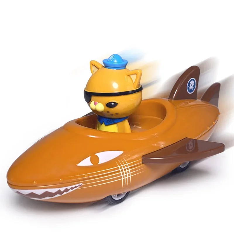 Original Octonauts Zurückziehen Auto Kind Flugzeug Mini Legierung Auto Seepocken Kwazii Peso Reibung Auto Action-figuren Kinder Spielzeug Geschenke