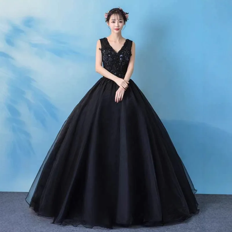 

Новое женское сексуальное банкетное вечернее платье на одно плечо с вышивкой, модное и тонкое, элегантное, с бретельками сзади, большое длинное платье-качели