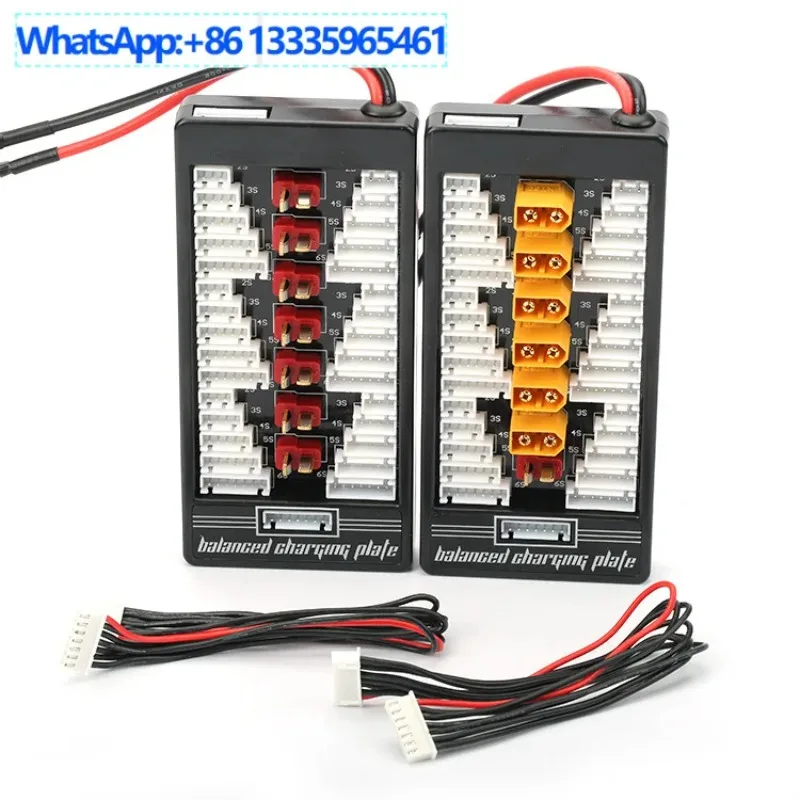 Model aircraft charger parallel charging version T plug XT60 head balance charging lithium battery 6 sockets UNA6 Ledi CB86 Q6
