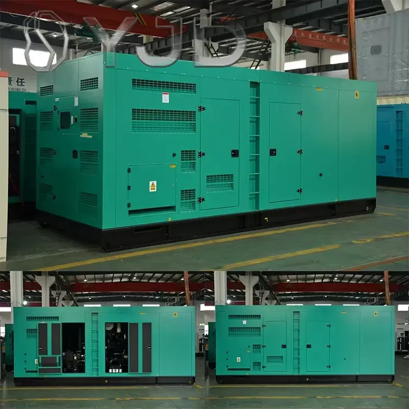YJD ISO CE Silent Canopy Perkin 2806C-E18TTAG6 diesel Generator 600kw 750kva Cheap Price Factory Direct Sales