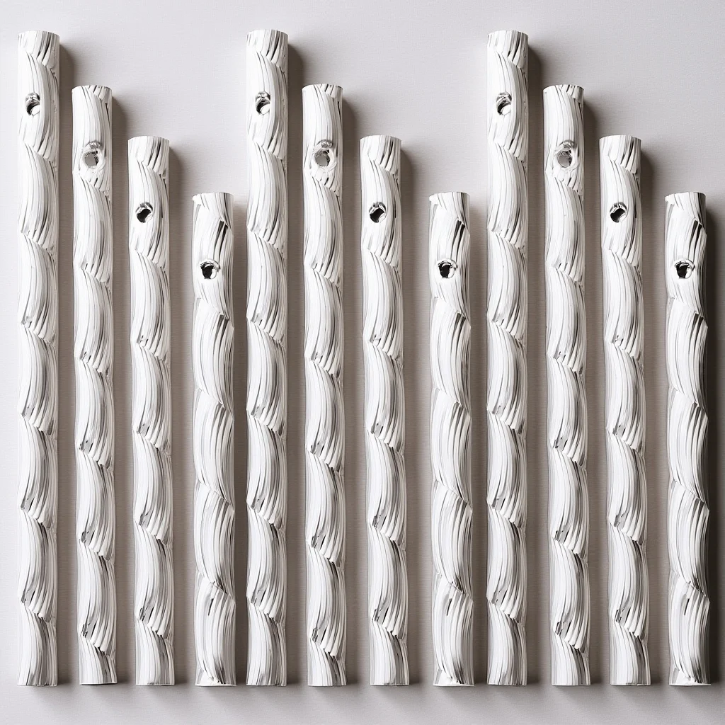 

20Pcs Metal Wind Chime Tubes DIY Crafting Supplies Replacement Parts for Outdoor Home Decor Elegant Sound Chime Pipe