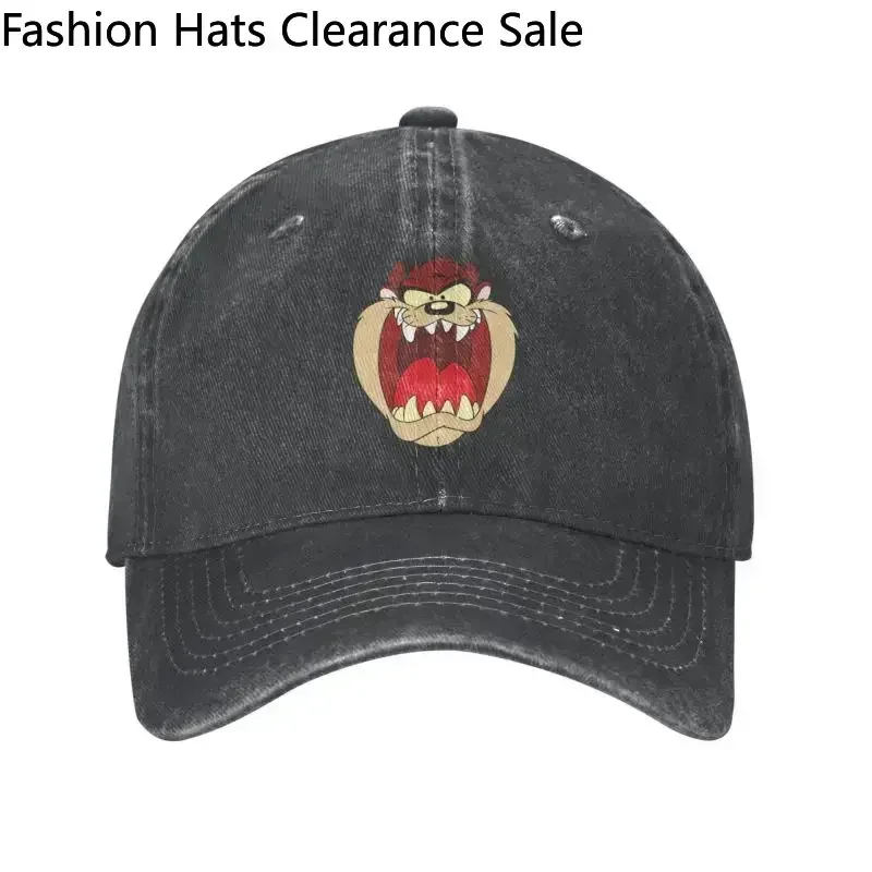 Custom Cotton Tasmanian Devil Baseball Cap Hip Hop Women Men's Adjustable Taz Cartoon Anime Dad Hat Autumn