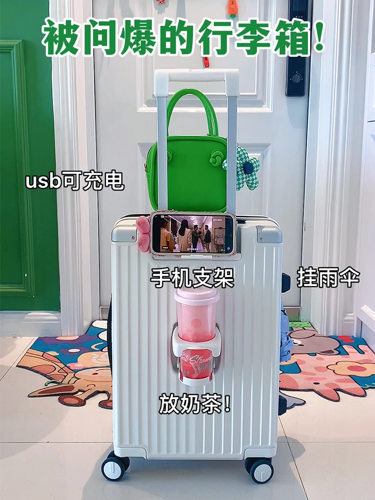 Multifunctional suitcase trolley case suitcase universal wheel durable boarding password case