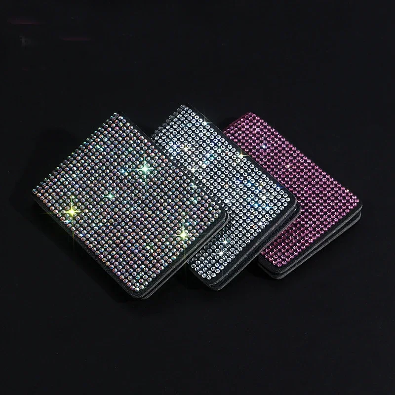 

Diamond Car Driver License Holder Leather Cover for Car Driving Documents Business Holder Car Bling Accessories for Girl Woman