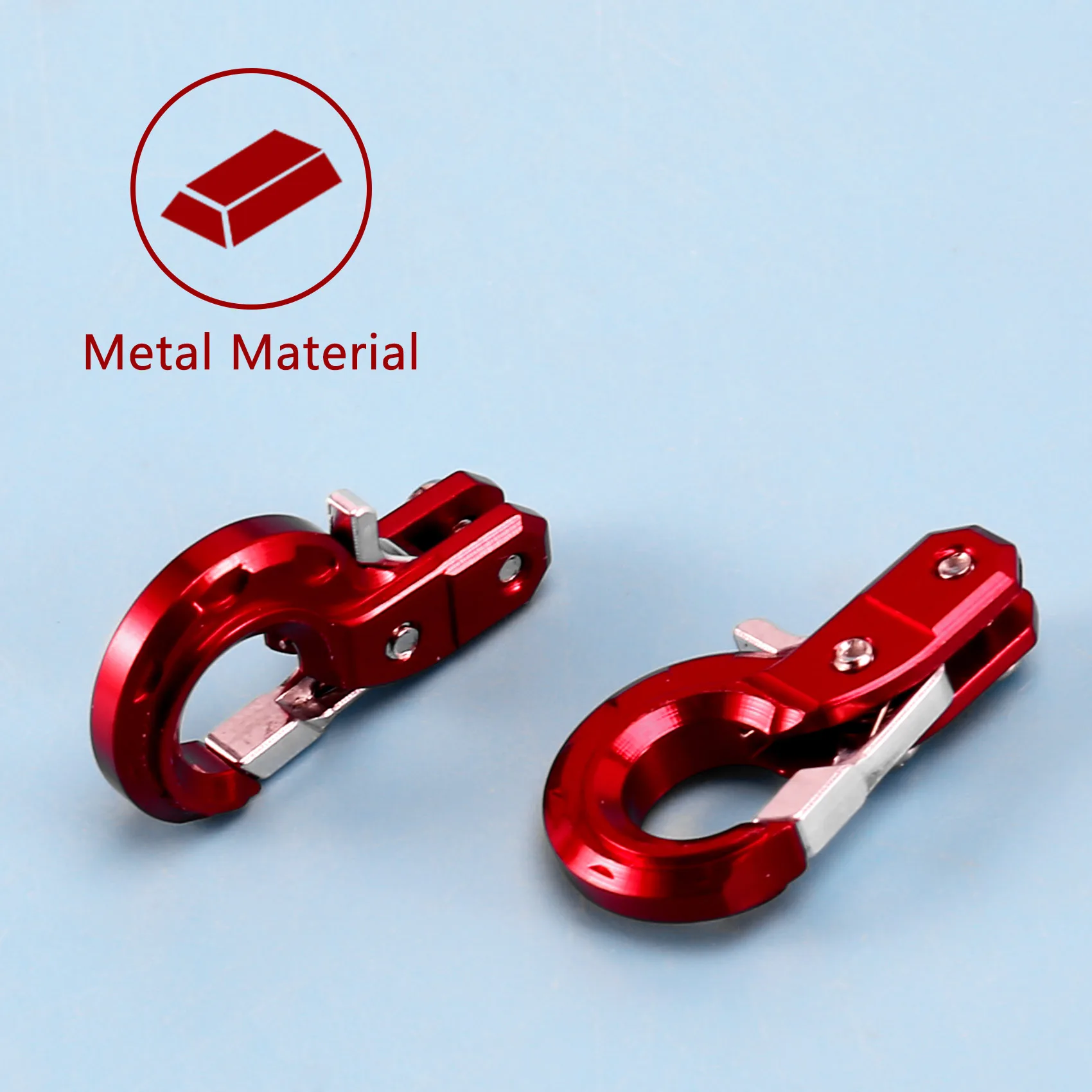 MACH-RC Crawler Accessories With Trailer Hook For 1/10 Axial SCX10 90046 TAMIYA CC01 RC4WD D90 D110 TF2 Traxxas TRX4