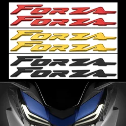 3D Motorcycle Tank Emblem Label Badge Side Fairing Decals Logo Stickers For FORZA 125 250 350 750 Motorcycle Accessories 2PCS