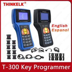 Newest T-300 V21.9 Professional T Code Auto Key Programmer T300 T-CODE English or Spanish Blue Black Cars T-300 Auto Transponder