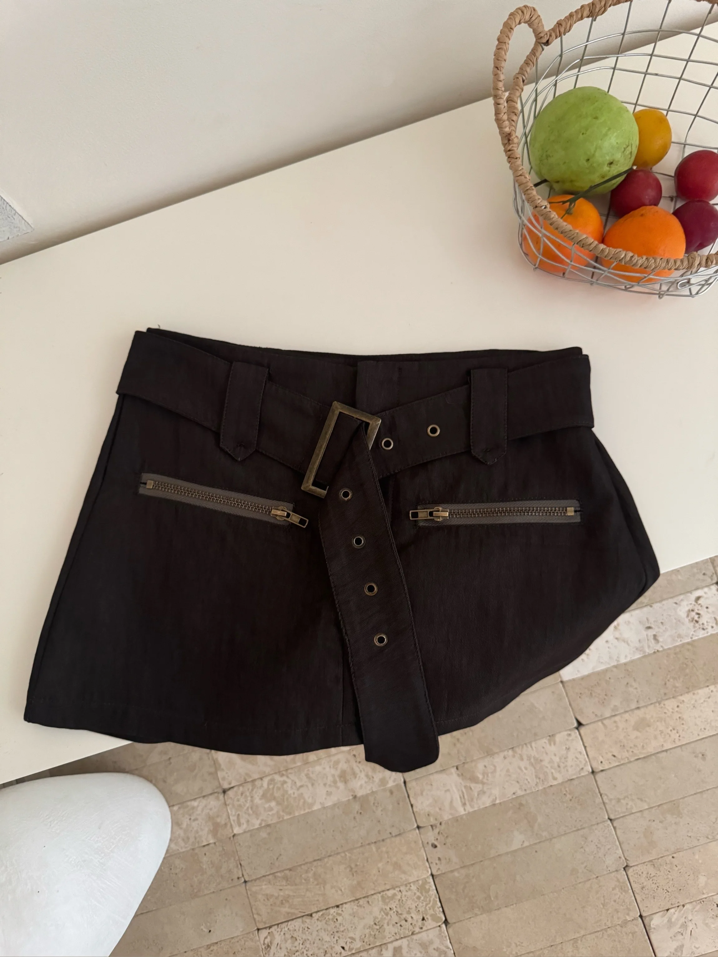 

Women Y2k Design 2000s Aesthetic Mini Skirt With Belt Gyaru Coquette Korean Harajuku Kpop A-line Grunge Cyber Punk Goblin Core