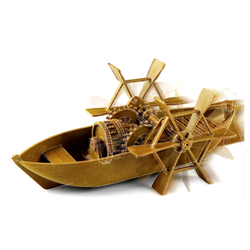 Academy assembly model kit 18130 kayak Da Vinci Paddle Boat