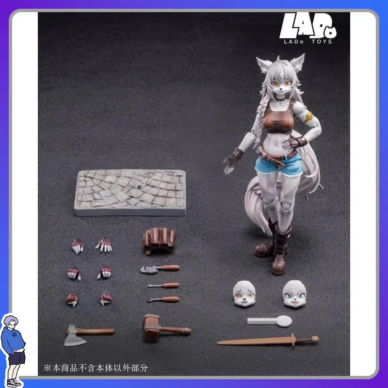

In Stock LADoTOYS ERA-001 Liya-Alopex Fix Ver. Model Toys Collectible 1/12 Fox Beautiful Girl MYSTIC LAND Furry Fandom
