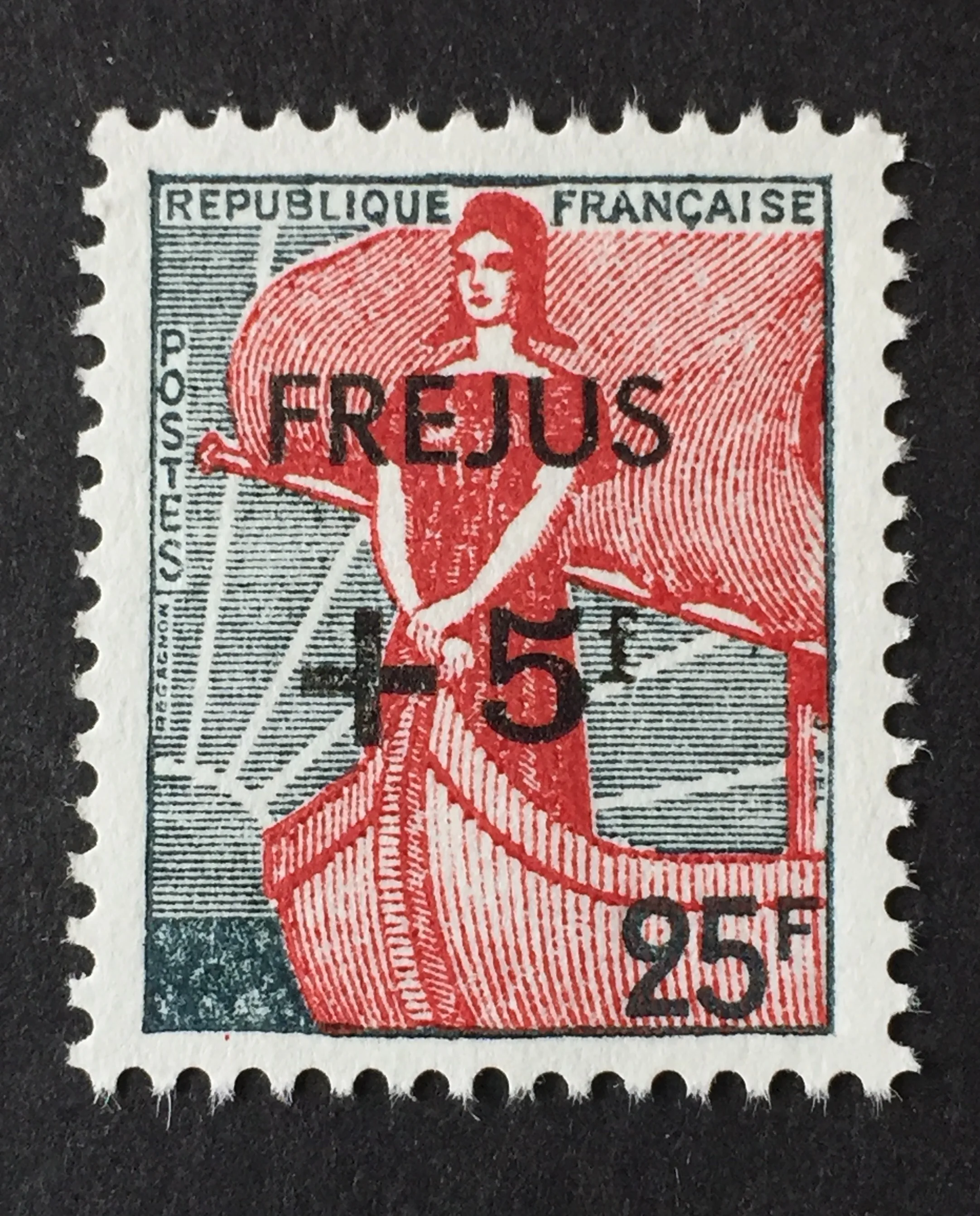 1 Pçs/set Nova França Post Stamp 1959 Mariana Está no Navio Gravura Selos Postais MNH