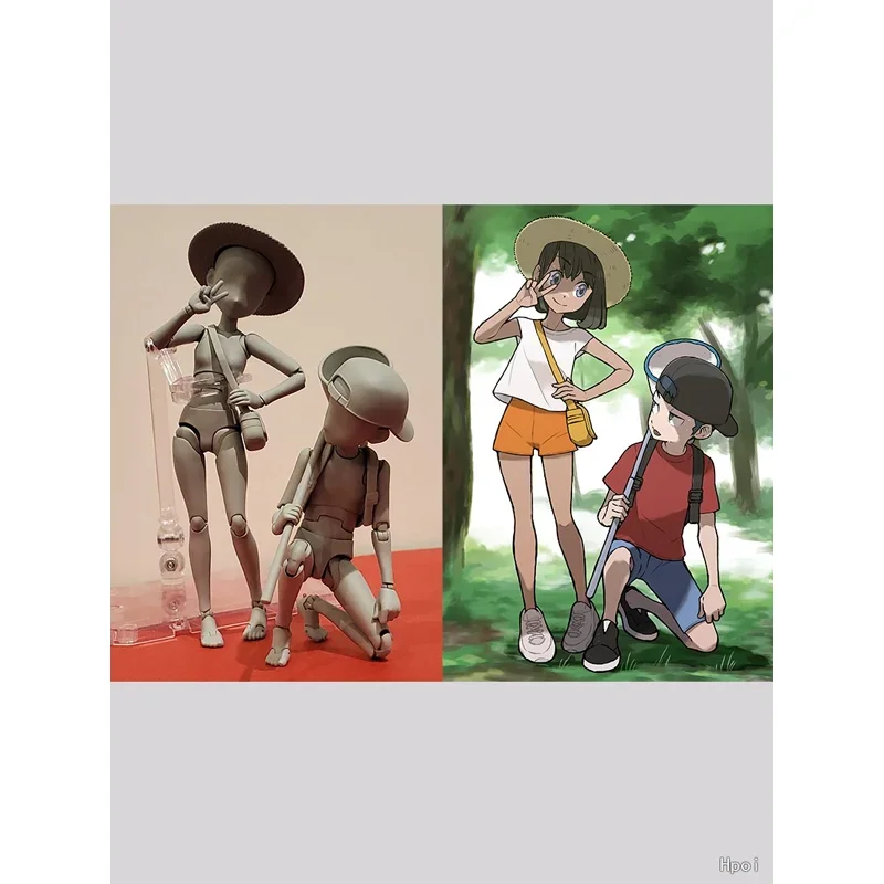 Bandai original s. h. figuarts skizzieren kunst malerei bewegliche puppen anime action figur spielzeug für jungen mädchen kinder geburtstags geschenke