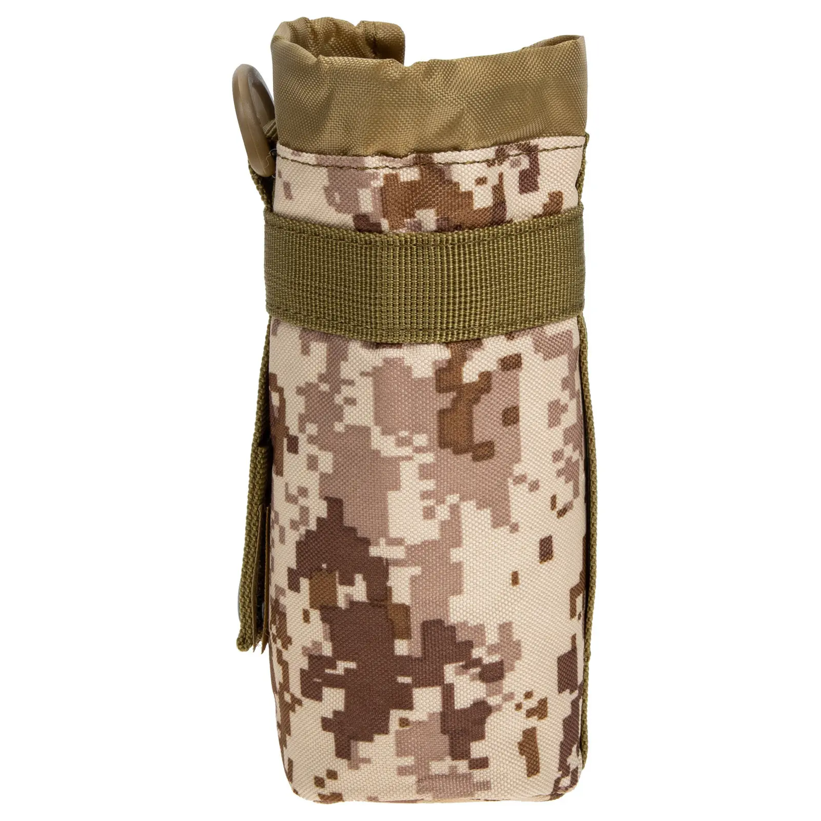 Nylon Water Bottle Bag Waterproof Insulated Non-Skid Outdoor Sports Bottle Holder Adjustable Strap Lightweight Carrier