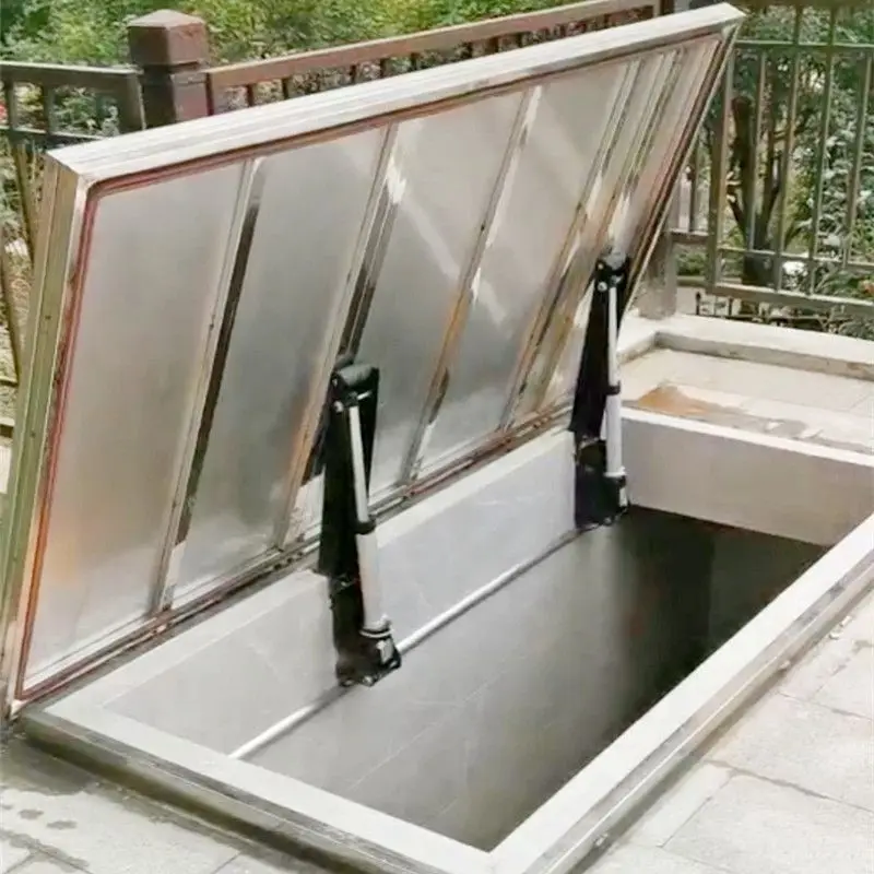 Remote control basement wine cellar hydraulic rod sunroof lift cellar cover electric push rod lift door opener
