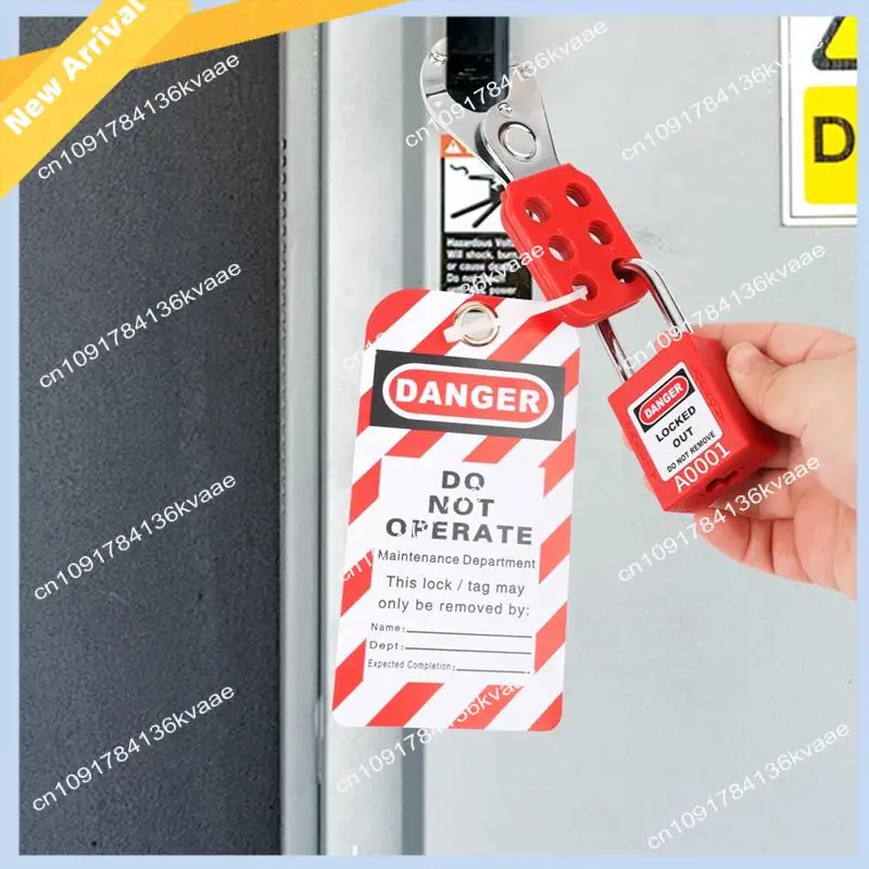 

M01K Lock Out Tag Out Kits Electrical,57 Lockout Tagout Kit With Breaker Hasps Tag Padlock Plug Lockout For OSHA-Loto Kit