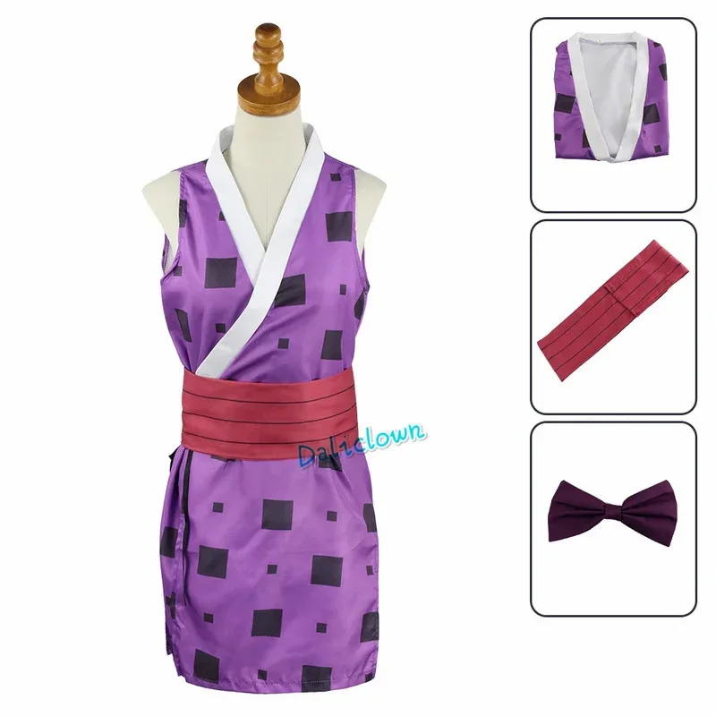 

♥ New 2025 Anime Hinatsuru Makio Suma Cosplay Costume Uzui Tengen Wives Kimono Uniform Sexy Dress Entertainment Dis ★ Bear House
