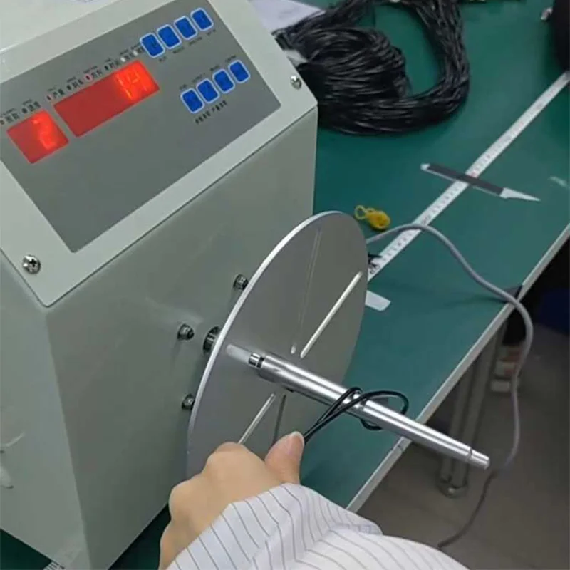 High-speed  Wire Winding Machine 4-10mm Wires Processing Tying Equipment for Data Cable Wire AC/DC Power Cables Cord Tie Winder