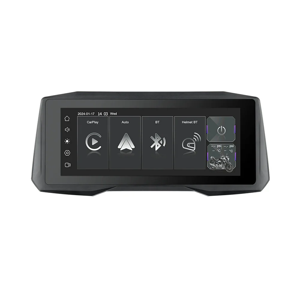 

Hot Selling Portable Mobile Phone Interconnection M6 Motorcycle Navigation Wireless CarPlay
