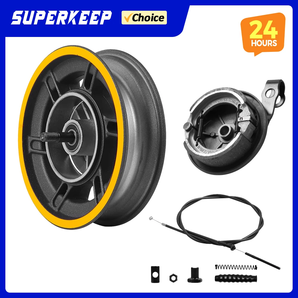 

Electric Scooter Front Wheel Hub Drum Brakes Brake Cable Line For Ninebot Max G30 G30D G30LP Motor Drum Aluminum Alloy Parts