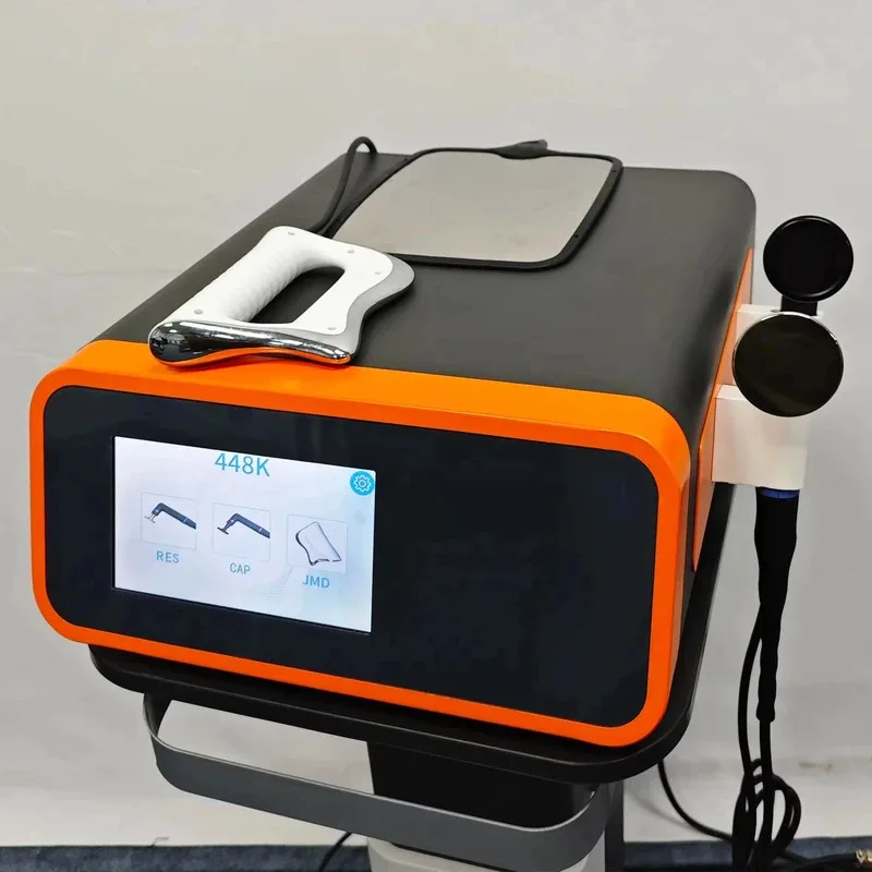 Portable RF Tecar Therapy Device 448 kHz RET CET Diathermy Body Shaping, Pain Relief, Skin Tightening INDIBA Deep Care.2025mm