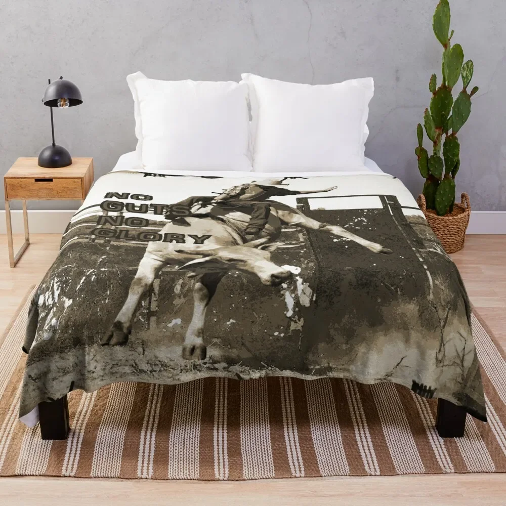 

BULL RIDER, RODEO QUOTES ART AND DESIGNS, rodeo apparel, Throw Blanket Foldable Soft Warm Blanket for Outdoor Use