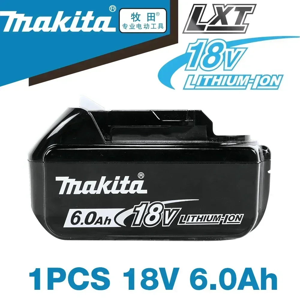 Image of Original Makita 18V 6,0Ah Lithium-Ionen-Akku für LXT BL1830 BL1860 BL1840 BL1850 TD173D Elektrowerkzeug-Ersatzakku