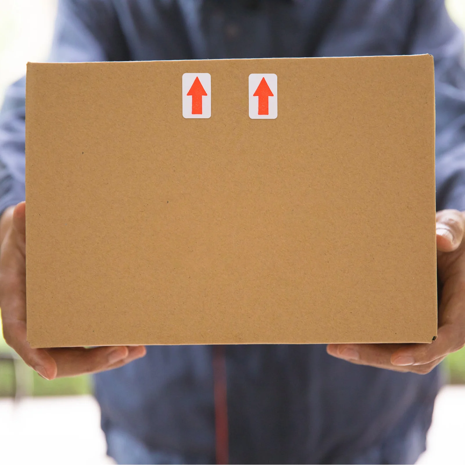 

2700 pcs Small Red Arrow Labels Rectangle Adhesive Stickers Unqualified Marking Industrial Office Files Boxes Coding Sign