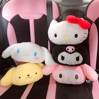 TAKARA TOMY Cute Headrest Kawaii Kuromi My Melody Cinnamoroll Headrest For Car Decoration Gaming Chair Xmas Gifts For Girl