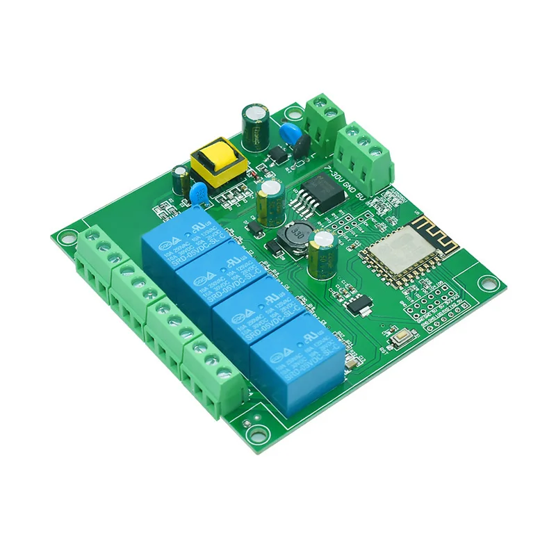 Imagem -03 - Módulo de Relé Wifi sem Fio para Arduino Conselho de Desenvolvimento Fonte de Alimentação Esp8266 Canais Canais Canais Esp12f ac dc 5v 728v 580v