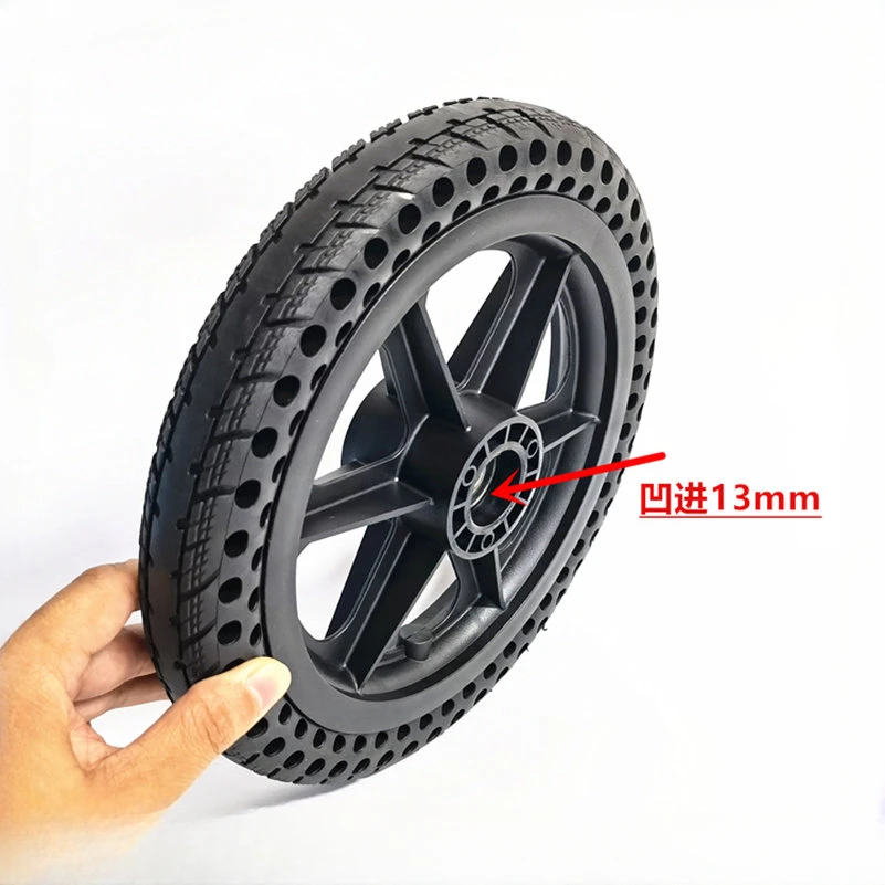 12 Inch Elderly Scooter Electric Wheelchair Tire Front Wheel 12x1.50Honeycomb Solid  Assembly 12x1.50