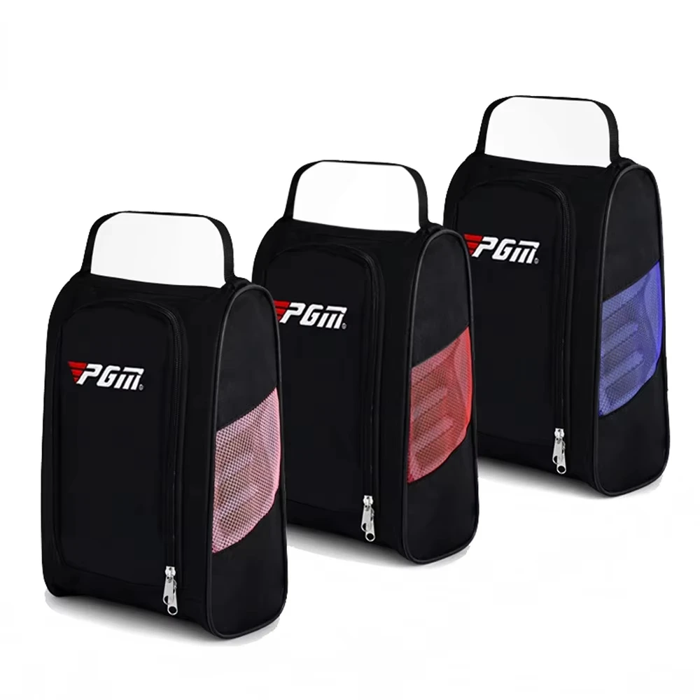 

Портативная мини-сумка для обуви для гольфа PGM, нейлоновые сумки-переноски, держатель для мячей для гольфа, легкая дышащая сумка, спортивные аксессуары XB001