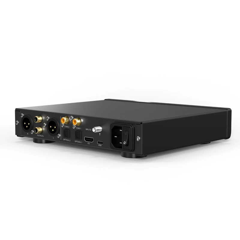SMSL RAW-DAC1 HIFI جهاز فك ترميز الصوت المكتبي MQA USB DAC AK4499EX رقاقة بلوتوث 5.1 المضخم دعم LDAC AAC