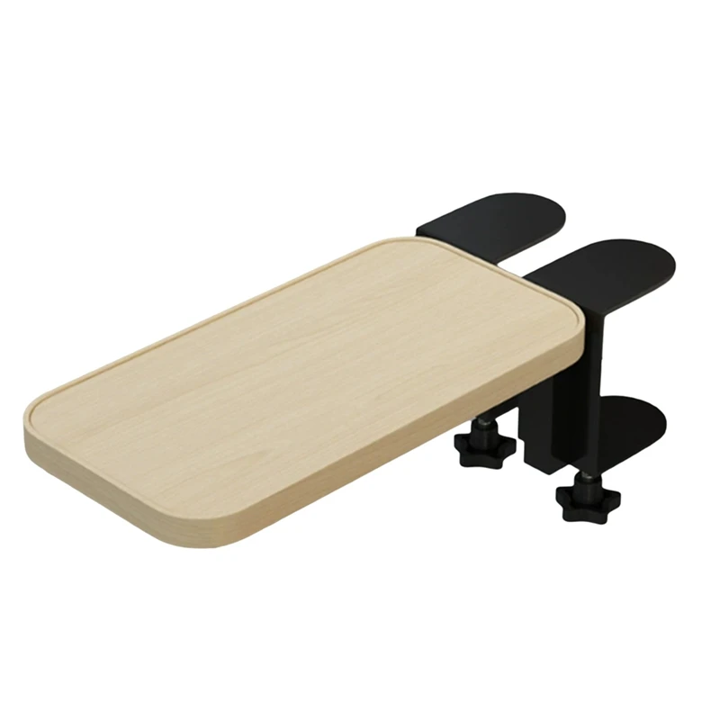 

Top Deals Wrist Rest Mount Holder Mouse Pad Support Foldable Metal Left Right Clamp