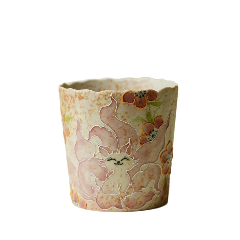 

LTT hand-painted Coke cup ceramic household exquisite milk cup drinking cup