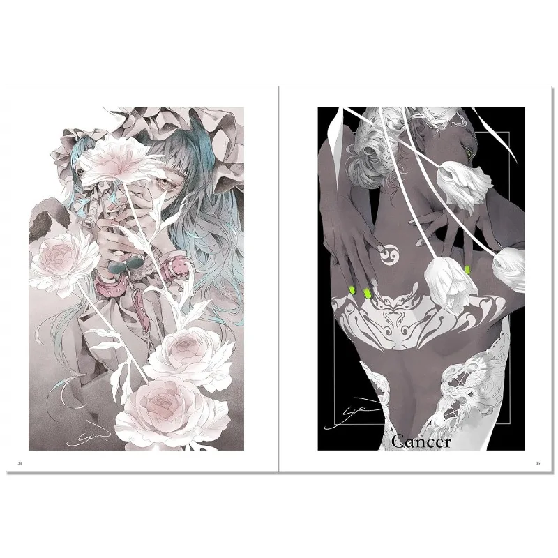ZUIKA YUE Art Book Aesthetic Girl Style Artworks Painting Album The Debut Art Book By Japanese Illustrator YUE