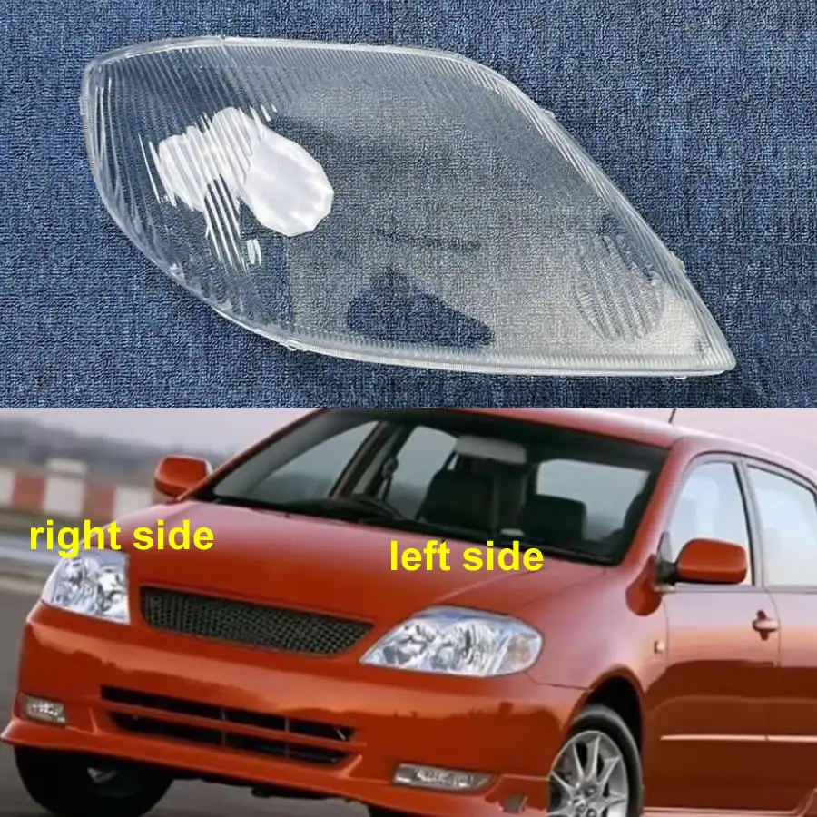 

For Toyota Corolla ( US Version ) 2003 Car Accessories Headlight Lens Cover Transparent Lampshade Headlamp Shell Plexiglass
