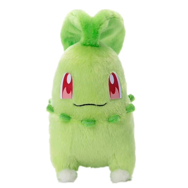 20cm Anime Pokemon Chikorita Stuffed Kawaii Plush Toys Room Decoration Ornaments Gift for Children Toys