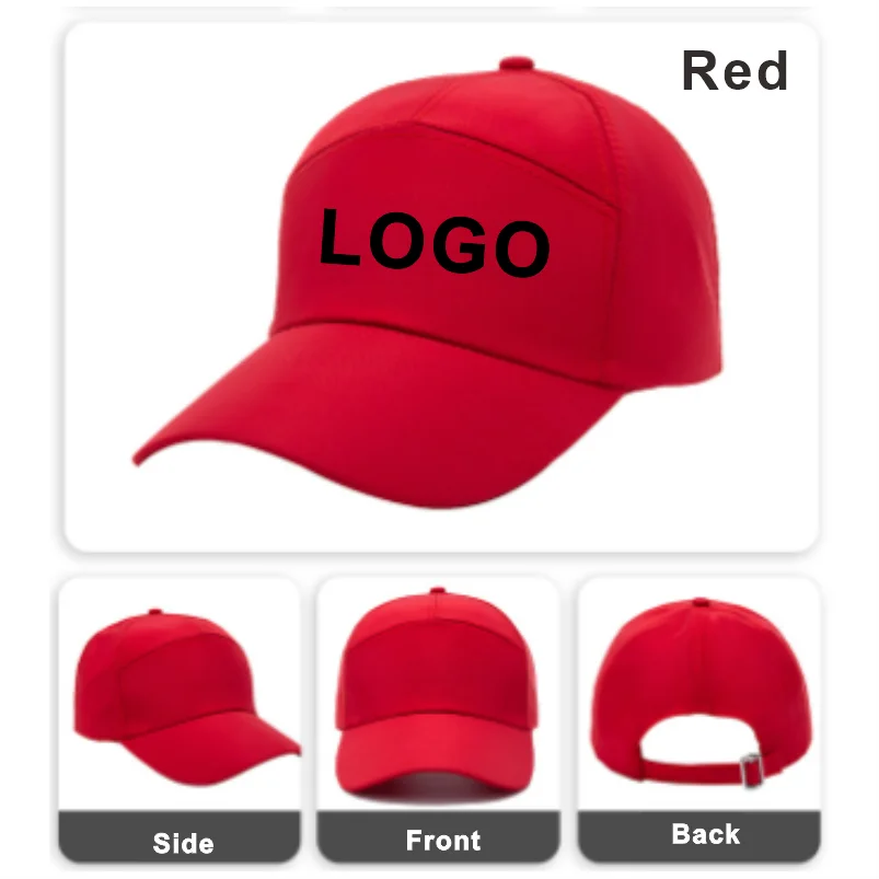 Quick-drying Cap Peaked Cap Retro Baseball Cap Sun Protection Outdoor Sports Group Gathering Activity Work Hat Custom Logo Print