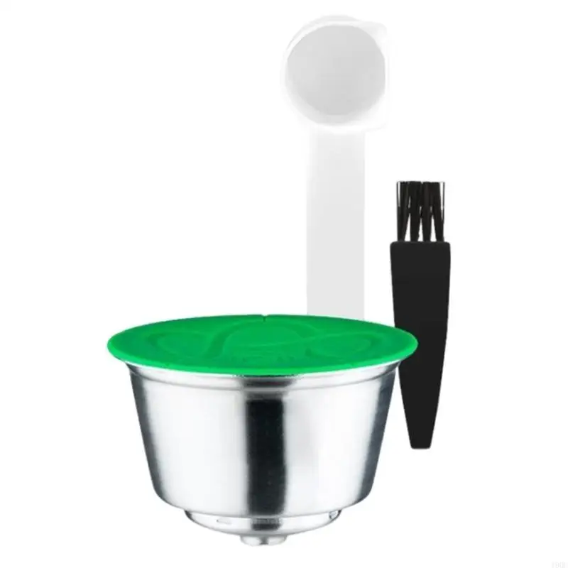 19QE Coperture in acciaio inossidabile in acciaio inossidabile riutilizzabili per filtri per caffè