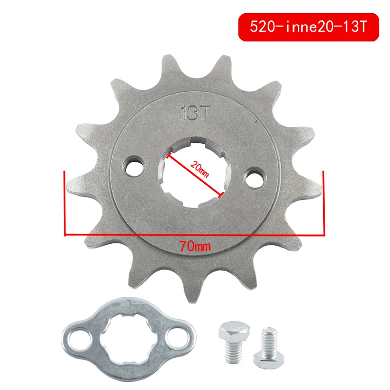 520#Chain Gear 12T 13T 14T Front Sprocket Pinion Motorcycle Accessories For KTM SX SXF XC XCF For Honda CRF150 CRF230 F 03-19