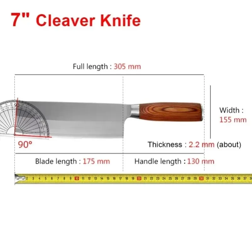 Damascus Steel Utility Knife Wood Handle Stainless Steel Knife Kitchen Fruit Fish Chef Knife Household Cooking Slicing Knife