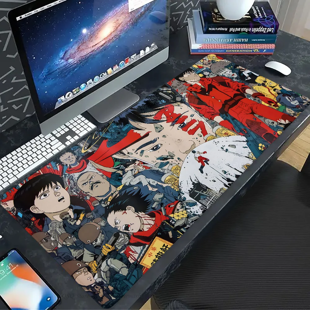 حصيرة أكيرا للرسوم المتحركة ، وسادة مكتبية مع وسادة ، ملحقات الألعاب ، وسادة رئيسية ، حصيرة بطانة لوحة المفاتيح ، XXL ، 1 ماوس