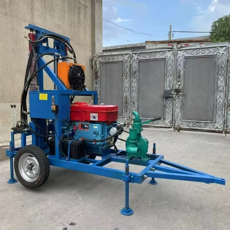 200M High Efficiency And Easy To Operate Hydraulic Machine Water Well Drilling Rig For Sale view 4