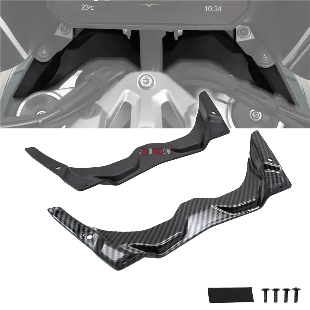 R 1300GS Motorcycle Cockpit Fairing Updraft Deflector ﻿Decorative Cover For BMW R1300GS ADV R1300 GS Adventure 2023 2024 2025