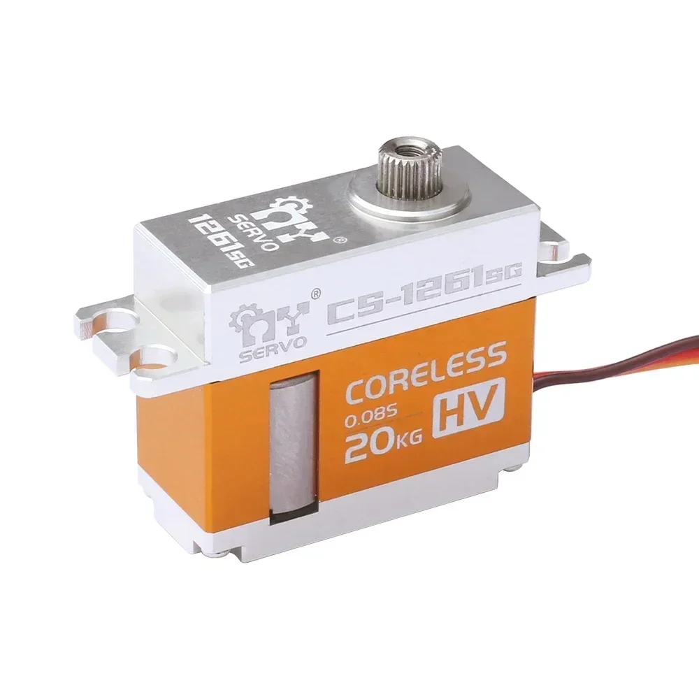 VoidFly MY CS-1261SG 20KG Coreless Digital Servo (7.4V) - All-Metal Precision Gears for 1/8/10 Scale RC Trucks, Crawlers & Drone