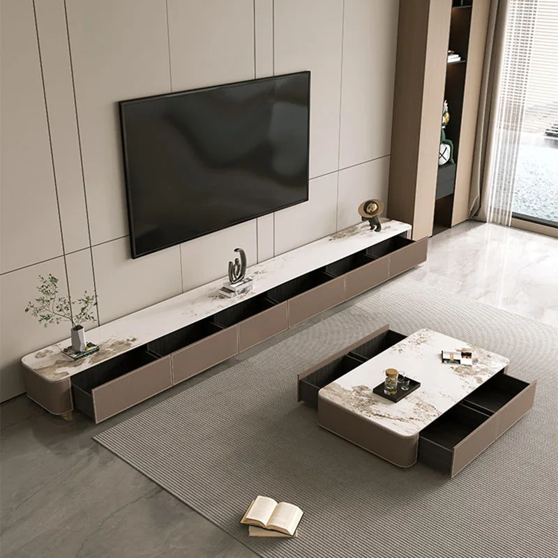 drawers storage tv stands organizer filing nordic living room coffee aesthetic tv table display salon muebles home furniture