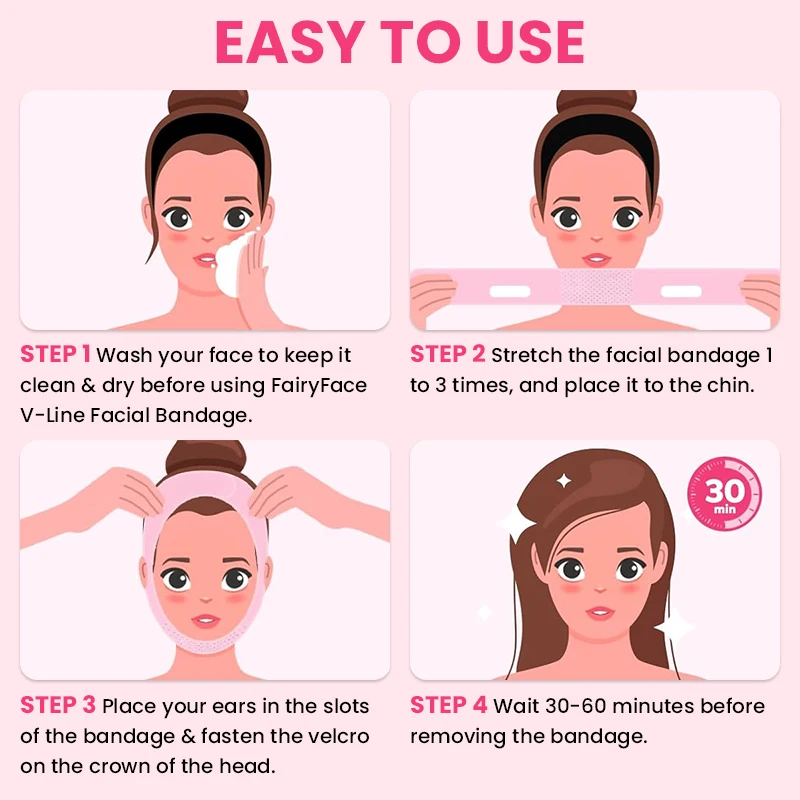 الوجه الخامس المشكل الوجه التخسيس ضمادة الاسترخاء رفع حزام تقليل الذقن المزدوجة الوجه ترقق الفرقة تدليك أنحل العناية بالبشرة #6