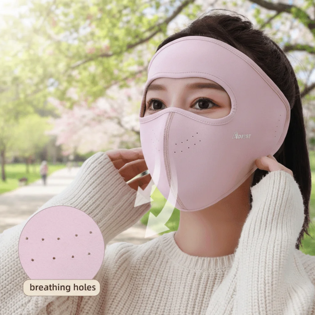 

New High Quality Outdoor Autumn Winter Face Mask Breathable Warm Full Face Mask Anti-Cold Windproof Cycling Mask Ear Protection