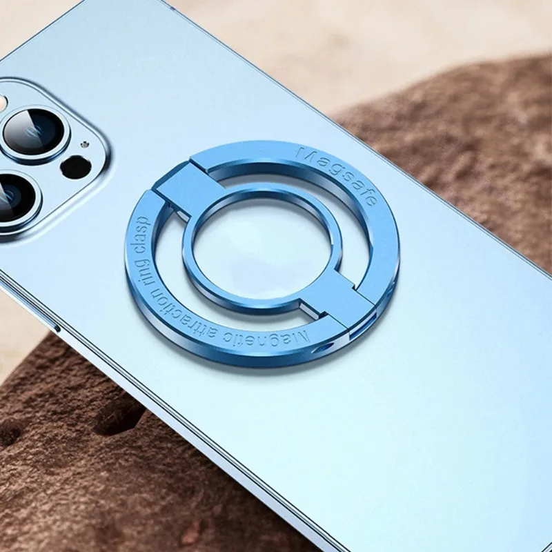 Ständer für Magsafe Tablet Ipad Halter doppelseitige Silikon Saug magnetische 2-Abschnitte Einfachheit Ring Telefon Handphone Popsocket